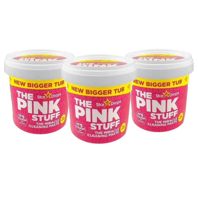 THE PINK STUFF Stardrops - The Pink Stuff - The Miracle All Purpose Cleaning Paste (International Version) (3PK) - Image 1