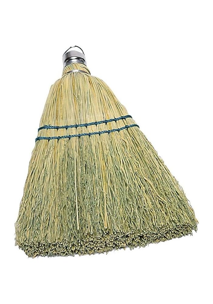 Rubbermaid Commercial Products Rubbermaid Commercial 12 Inch Corn Whisk Broom with Flagged Natural Bristles for Multi-Surface Cleaning - Image 1