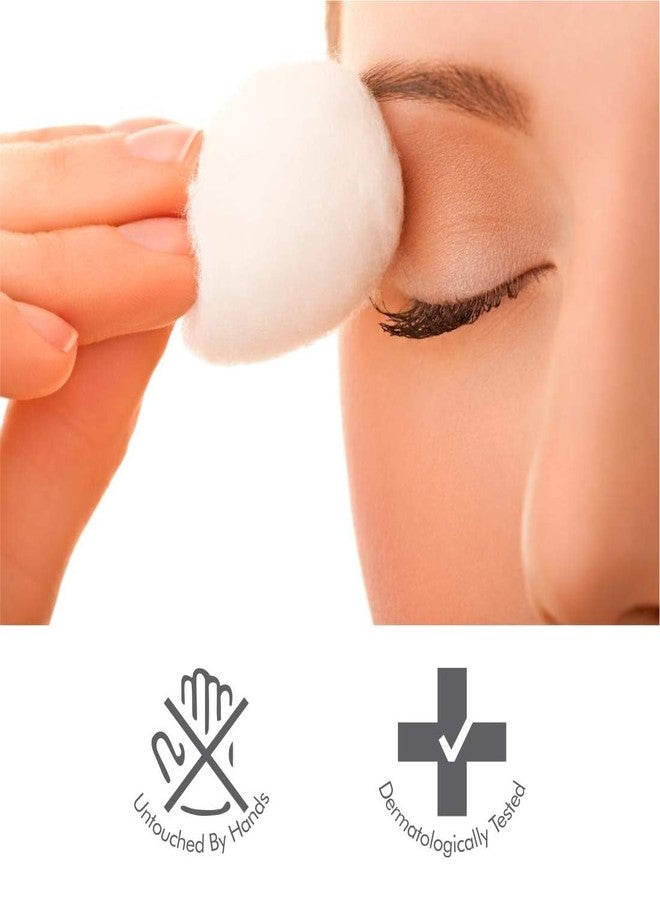Tulips White COtton Ball in a Ziplock Bag, Perfect for nail polish remover & face cleaning (Pack of 3, 50 pcs each) - Image 3