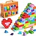 STEM MATCH 97PCS Building Blocks Set with Storage Box Base Plate STEM Educational Toys for Toddlers Kids Ages 3 Compatible with Major Large Particle Building Block - Image 2