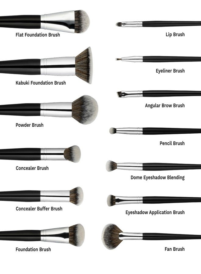 PAC Synthetic Series | Cruetly Free Soft Synthetic Fibres | Brush Organizer | Seamless Application - Image 2