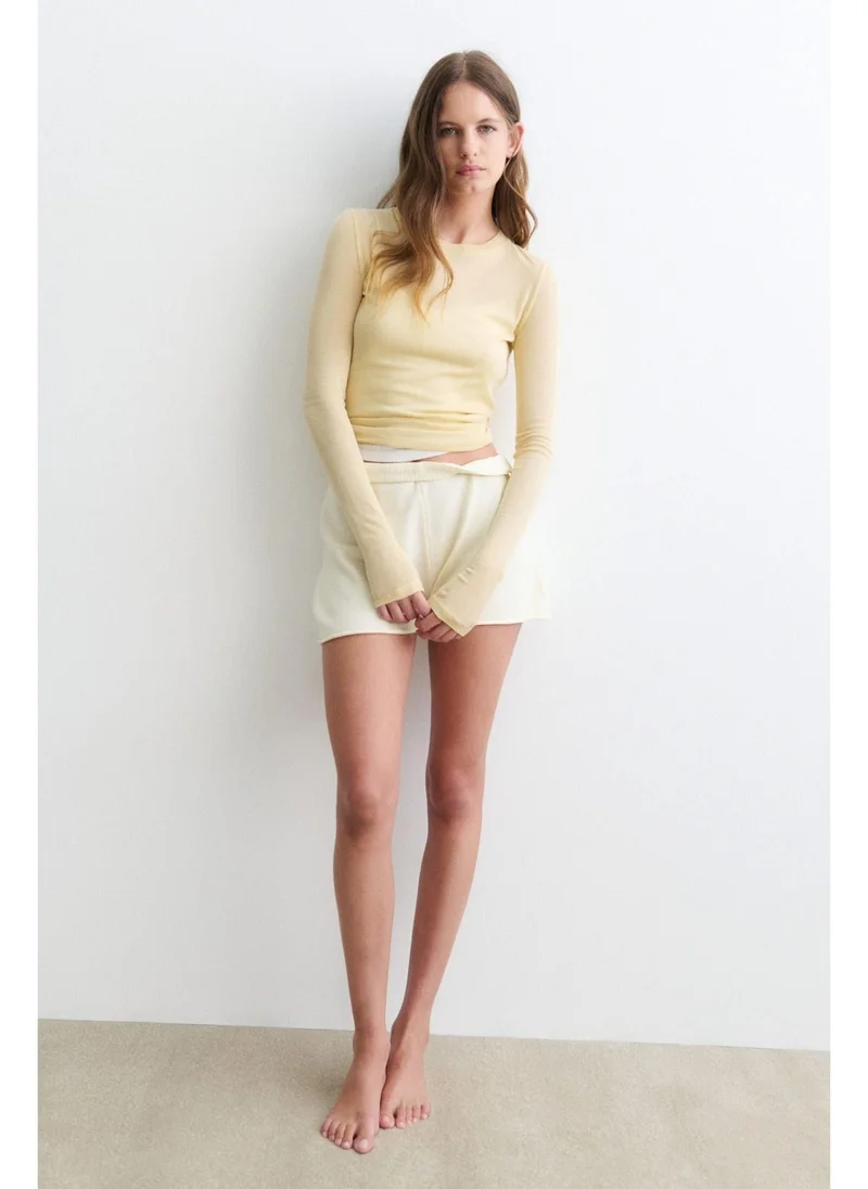 اتش اند ام Knitted shorts