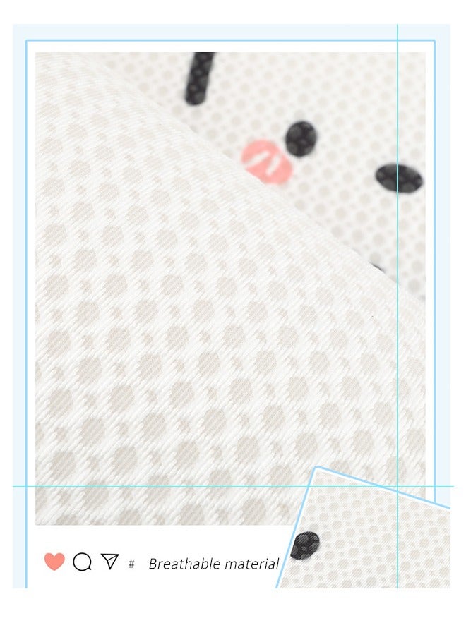 Car Seat Cushion, Ice Silk Breathable Car Chair Pad for Coccyx Pain Relief, Cute Cartoon White Seat Protector Mat for Auto Interior, Comfortable Driving Cushion for All Seasons, 50x50cm - Image 4
