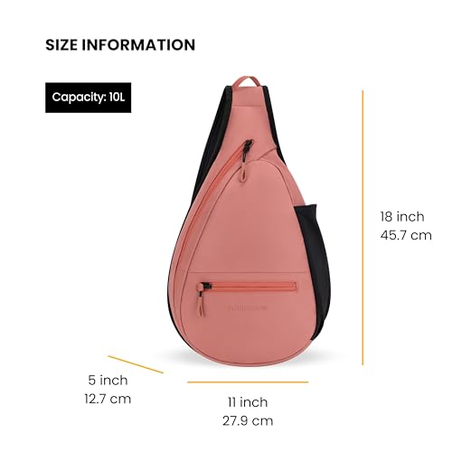 Sherpani Esprit, Sling Backpack, 10L Travel Bag, Right-Handed Shoulder Sling Purse, Crossbody Backpack, Travel Gifts, RFID Protection (Desert) - Image 4