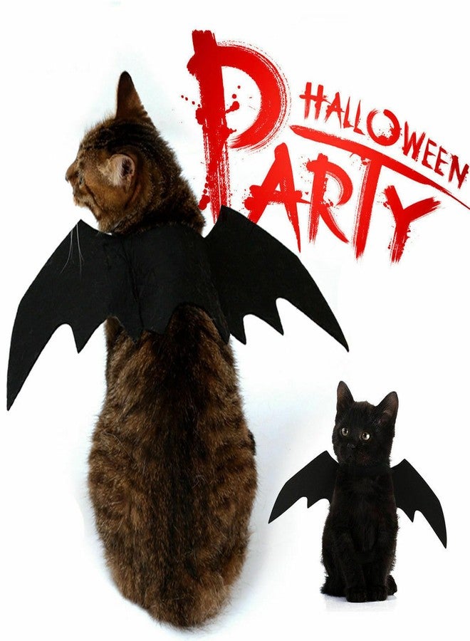 WAONIQ Pet bat Wing Clothing, cat and Dog Halloween Costumes, Cosplay Performance Costumes, Adjustable bat Wing pet Clothing, Festival Party Decoration Supplies - Image 2