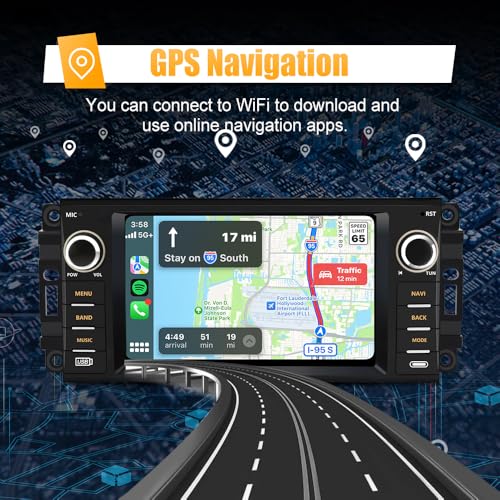 Vratzn 8 Core CPU Android 13 Car Radio Stereo for Dodge RAM 2009-2012 Avenger Challenger Jeep Wrangler 4G RAM 64G ROM with Wireless CarPlay Android Auto Backup Camera - Image 5