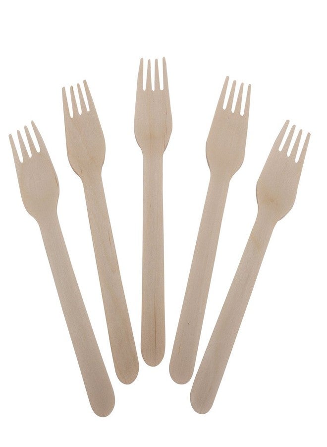Ecoware® 100% Biodegradable, Compostable, Ecofriendly, Disposable Forks 5.5 Inch (Pack of 25 Forks) - Image 1