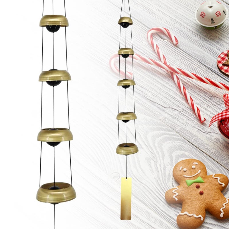 ASTARIN Copper Wind Chimes, Temple Wind Chime,Feng Shui Wind Chimes for Home Yard Outdoor Decoration - Image 1