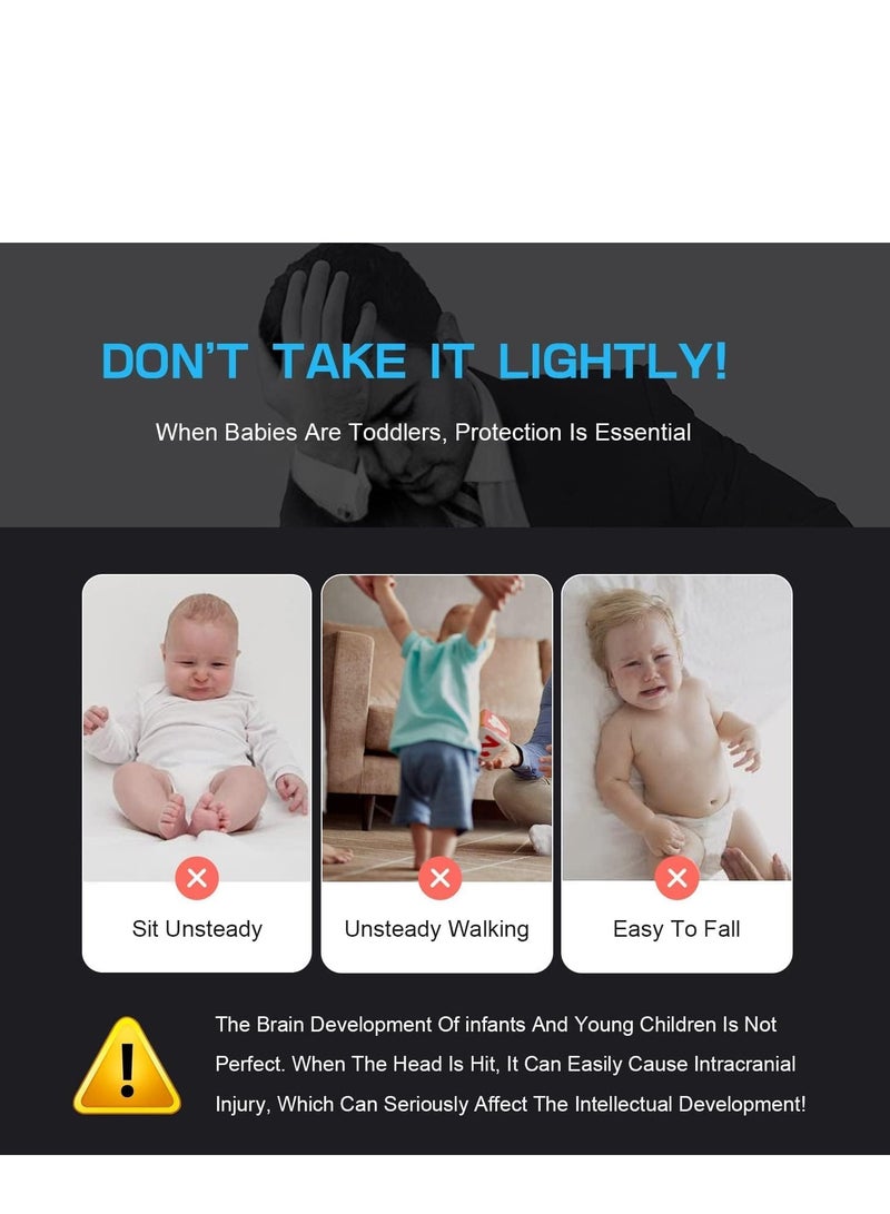 SYOSI Toddler Baby Head Protector Cushion backpack Protector Safety Pad  Wear for Walkers Adjustable Breathable for 4-24 Months Walking Crawling Unisex - Image 3