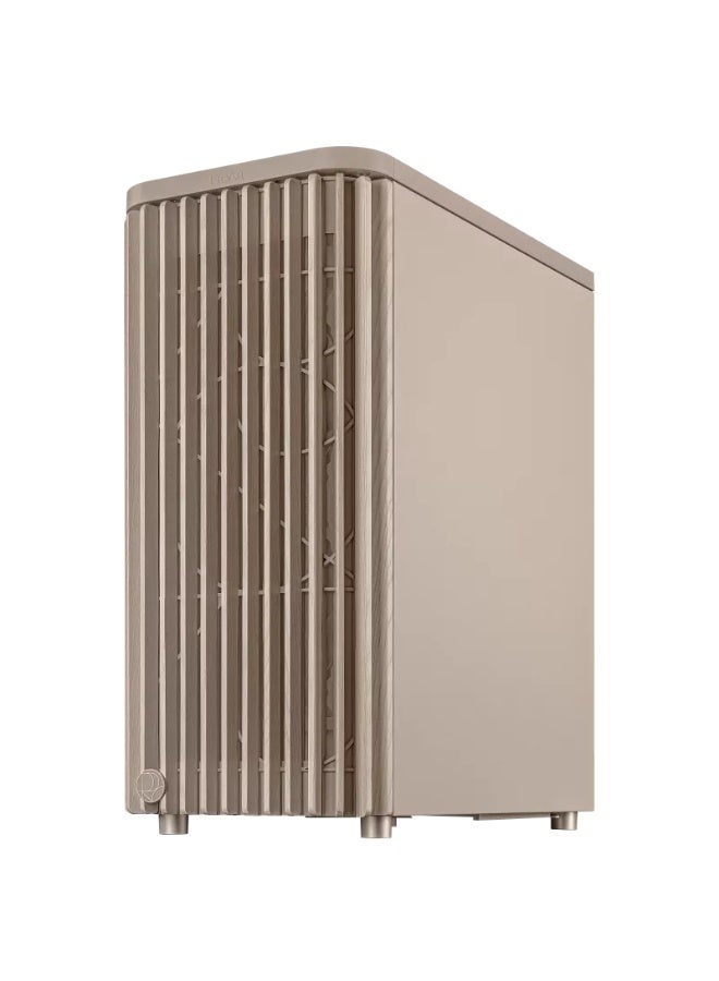 ASUS ProArt PA401 Wood Edition Mid-Tower PC Case – Beige Ash Wood Front, Tempered Glass, ATX, USB-C/USB-A, Pre-Installed Fans, Tool-Free Bays, RGB Ready, 315mm GPU, 160mm CPU Cooler, Beige | 90DC00M7-B39010 - Image 3
