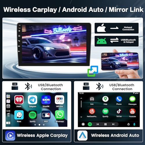 Inefala 4+64G for Hyundai Elantra Radio 2014 2015 2016 CarPlay Car Stereo Upgrade Android 15 9'' Touch Screen 8 Core Android Auto GPS Navigation AHD Backup Camera - Image 4