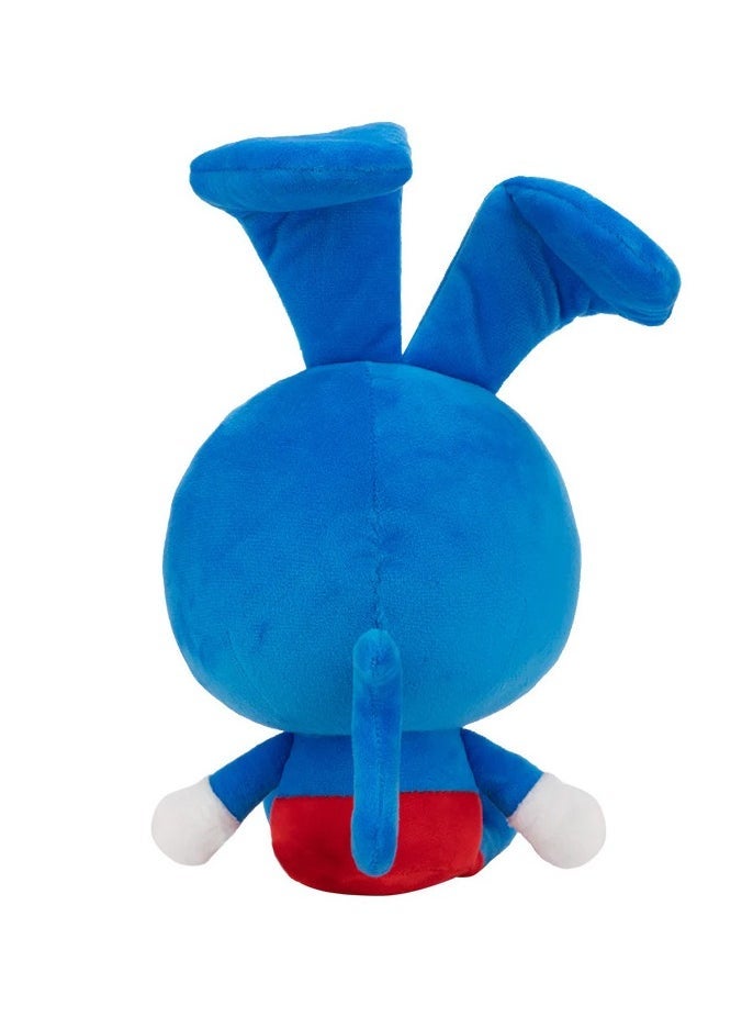 Riggy Monkey Plush Blue Bunny Doll Holiday Gift Bunny Plush Toy Room Decor 25cm - Image 3