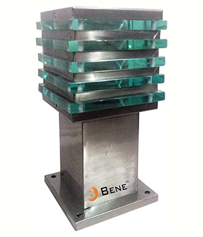 BENE Ice Cube Outdoor Lamp Without Bulb (Steel Matte Finish 11 Cms, Pack of 1 Pcs) - Image 5