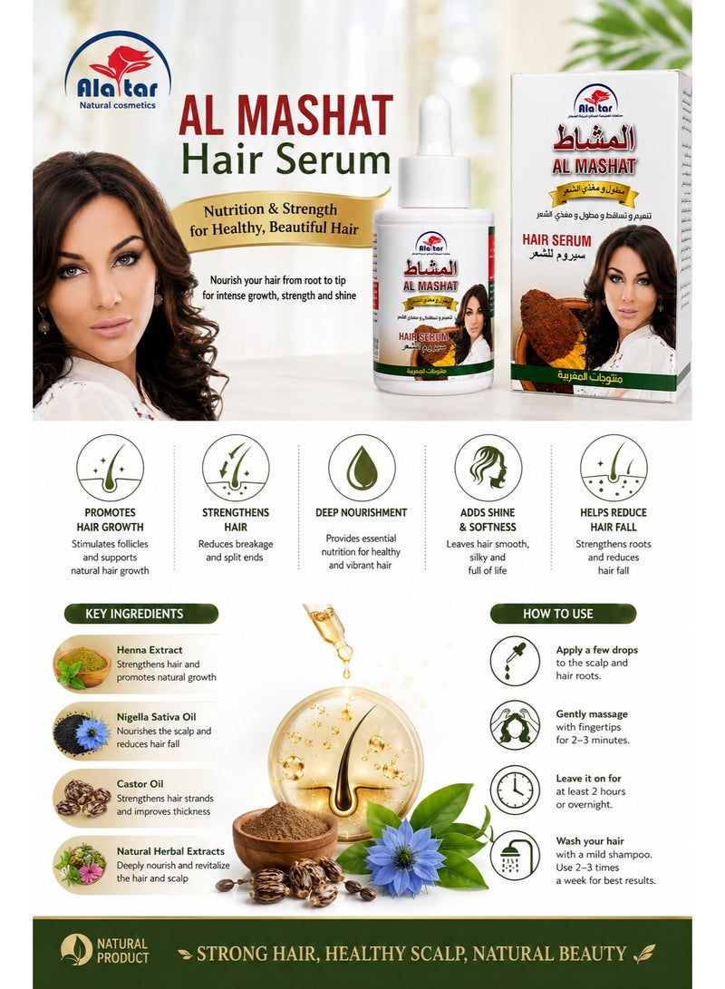 Al Attar Hair Serum – Natural Hair & Scalp Care Formula 30 ML - Image 2