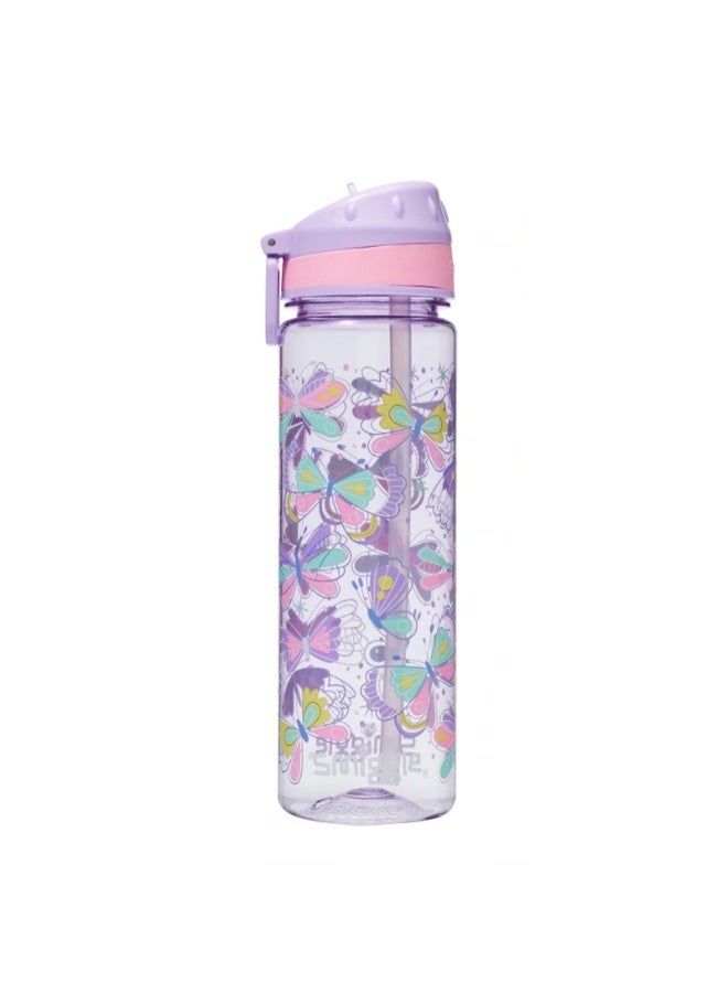 Smiggle 650ml Large Capacity Straw Water Bottle - Portable and Leak-proof for Students - Image 2