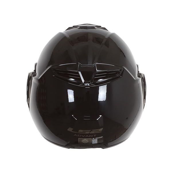 LS2 خوذة دراجة نارية LS2، Advant Modular Flip Front. معتمدة من ECE 22.06. كاملة مع Pinlock وحقيبة ظهر فاخرة بتصميم كامو. أسود لامع. M - Image 2