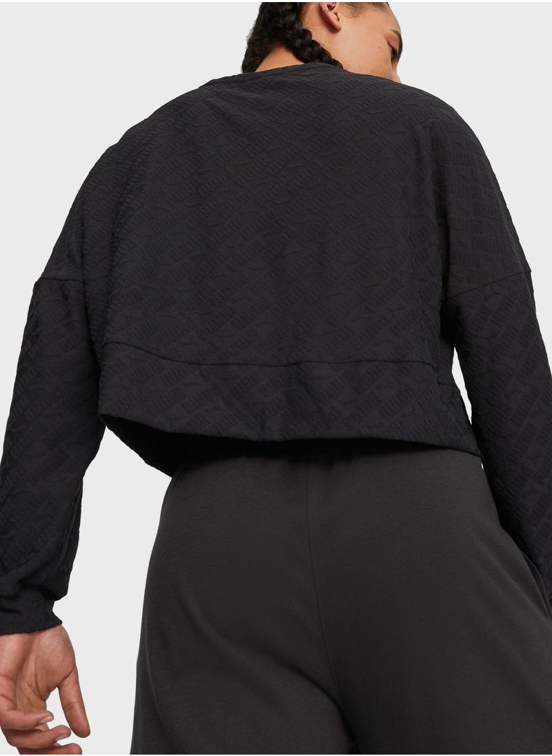 PUMA - Fit Branded Fleece Sweatshirt - Image 1