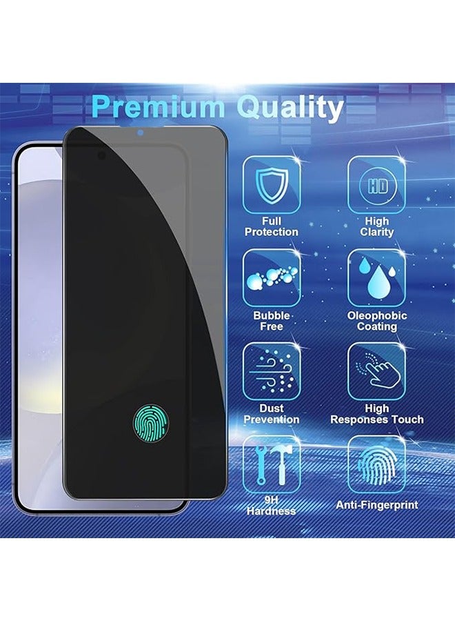 SNBFA 2+2 Pack Samsung Galaxy S25 Privacy Screen Protector,2 Pack Privacy Tempered Film with 2 Pack Camera Lens Tempered Glass, High Clarity,Anti-Spy Protection for Samsung S25 5G Screen Protector - Image 4