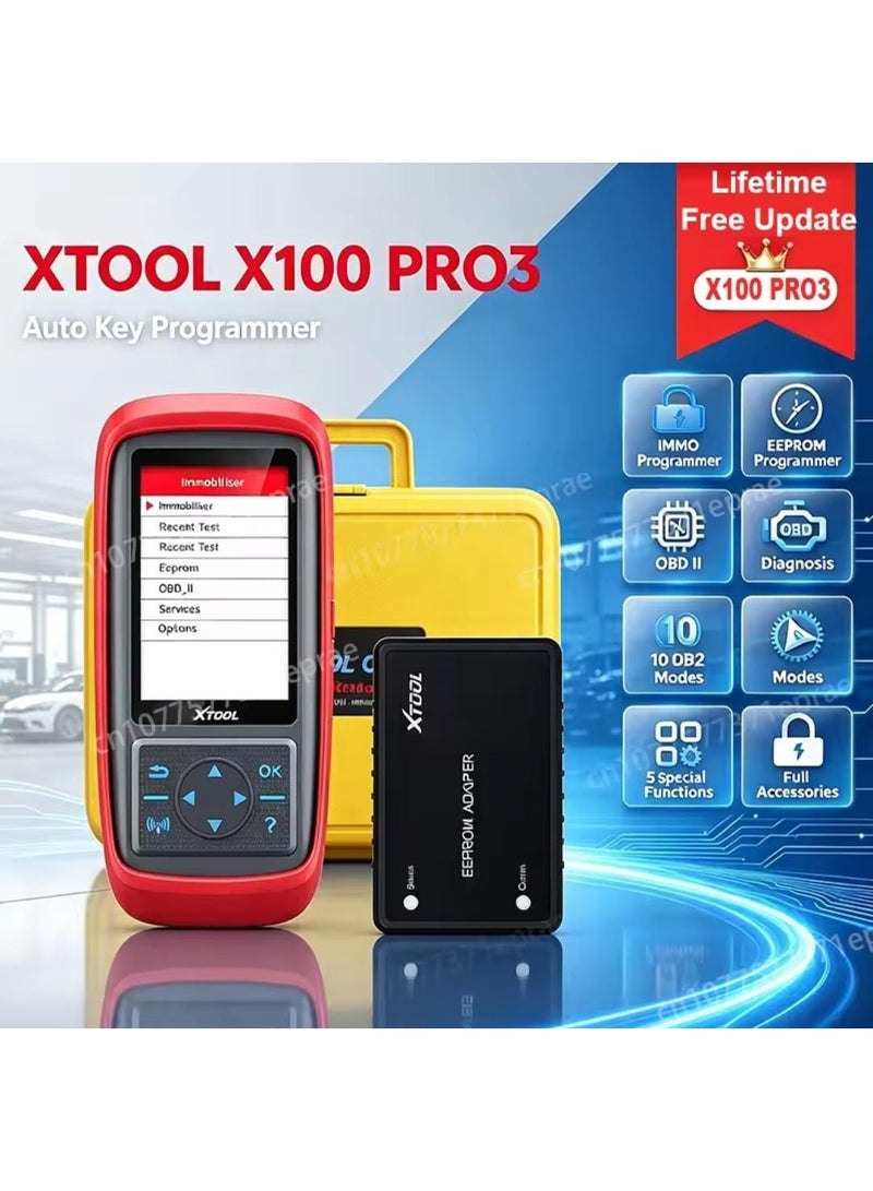 XTOOL X100PRO3 Auto OBD2 Scanner Key Programmer Car Code Reader Diagnostic Tool - Image 4