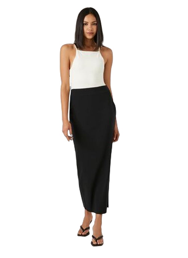 FOREVER 21 Satin Faux Wrap Mini Skirt  - Image 1