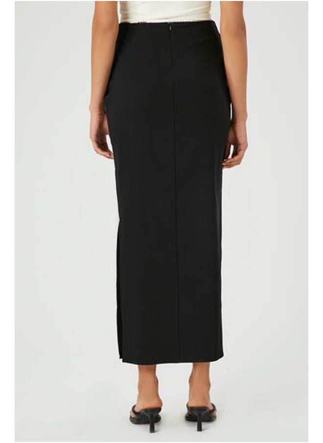 FOREVER 21 Satin Faux Wrap Mini Skirt  - Image 4