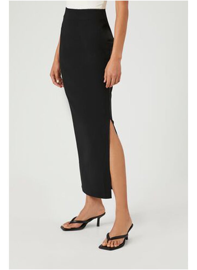 FOREVER 21 Satin Faux Wrap Mini Skirt  - Image 3