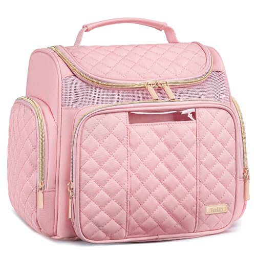 Tealari Large Toiletry Bag for Women Men,Bathroom Bag,Water Resistant Shower Bag,Makeup Bag,Portable Shower Caddy for College Dorm,Hanging Travel Toiletry Bag with Transparent Waterproof Phone Pocket - Image 1