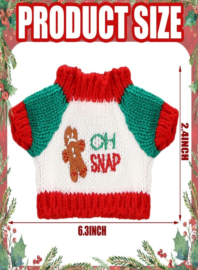 Bencailor 4 Pcs Doll Sweater Clothes 11.5 Inch Doll Accessories Clothes Hoodie Sweater Set Knitted Clothing for Doll Decor - Image 5