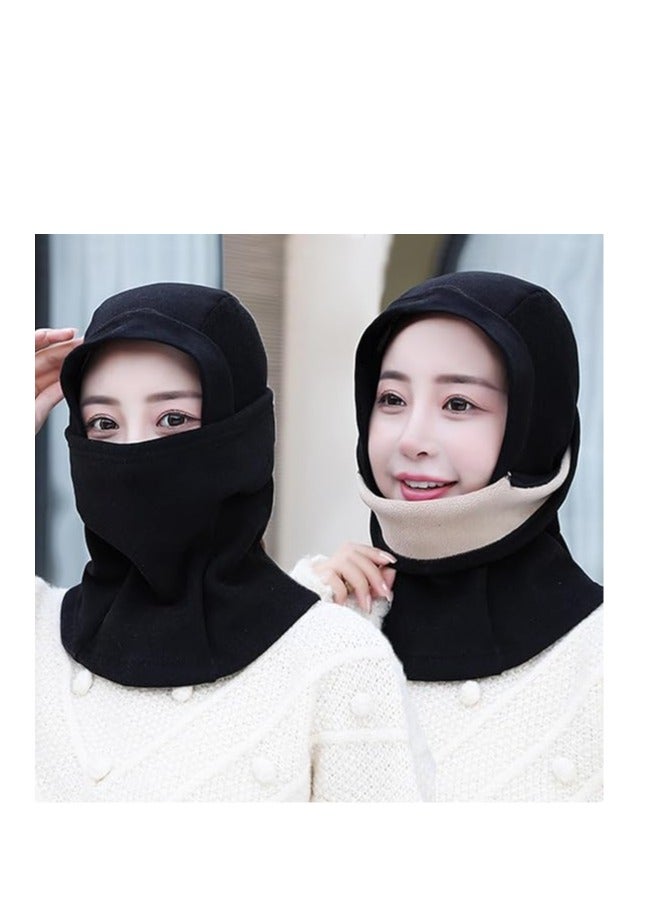 SYOSI Balaclava Windproof Ski Mask, Outdoor Sports Face Covers Hat, Winter Thermal Fleece Balaclavas, Mulfifunctional Scarf for Men Women for Motorcycle Skiing Running Biking Unisex  - Image 4