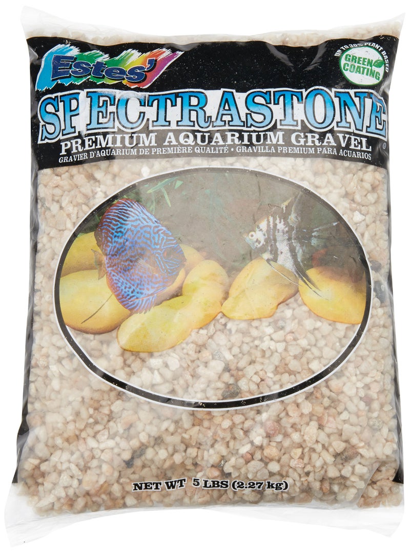 Estes Spectrastone Ocean Beach Pebble for Freshwater Aquariums, 5-Pound Bag - Image 2
