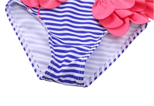 Kimjun Baby Girls One Piece Swimsuit Swimwear Toddler Kid Flamingo Bikini Bathing Suit Sunsuit Rash Guard Navy 80 - Image 5