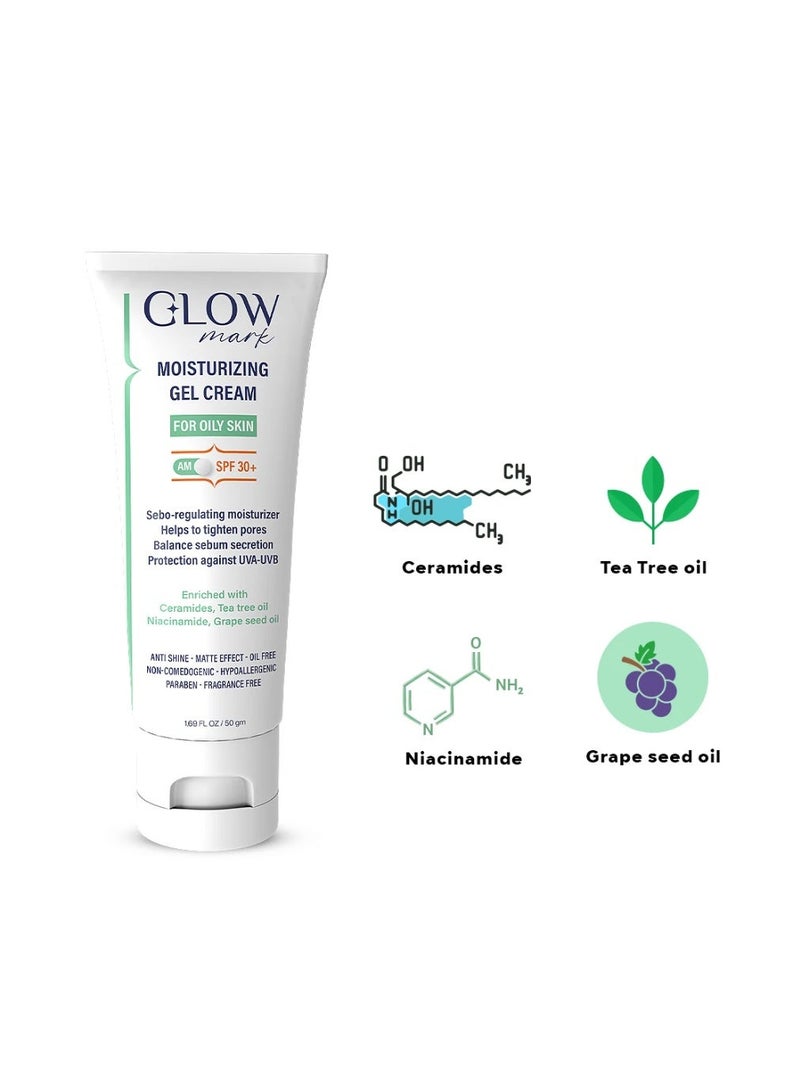 Glowmark moisturizing gel cream (50 ml) FOR Oily skin (ACNE-PRONE SKIN) - Image 2
