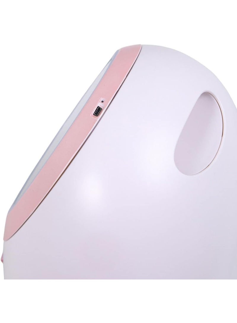 Cosmetic organizer with drawers and LED mirror, waterproof and dustproof, large capacity for storing cosmetics and jewelry. Stylish design for bathroom and bedroom. - Image 3