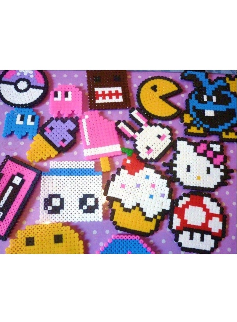 مجموعة خرز بألوان متعددة مع قالوب لتصميم اشكال وتصاميم مختلفة - Image 3