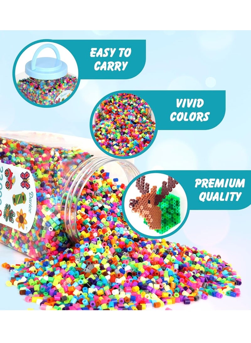 مجموعة خرز بألوان متعددة مع قالوب لتصميم اشكال وتصاميم مختلفة - Image 4