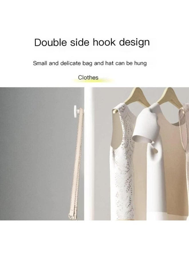 Generic SUPAAR Rack, Clothing Racks for Hanging Clothes with Wheels Metal Clothes Rack with Bottom Storage Basket Shelves Hanging Rack Portable Coat Hanger Holder for Bedroom Hallway  - Image 2