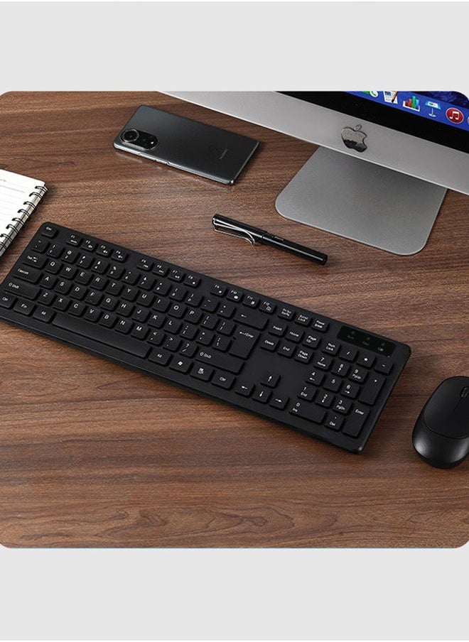 joyzzz - Wireless Keyboard Mouse Combo, RaceGT Energy Saving Ultra-Thin Full Sized Wireless Keyboard and Mouse 3 Level DPI Adjustable Mouse for Computer, Laptop and Desktop. - Image 1