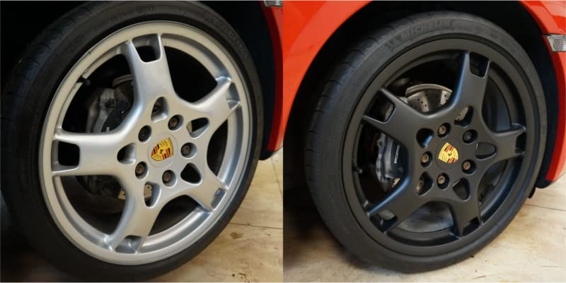 Performix عبوة 4 من رذاذ طلاء المطاط متعدد الأغراض بلاستي ديب أسود 11 أونصة - Image 3