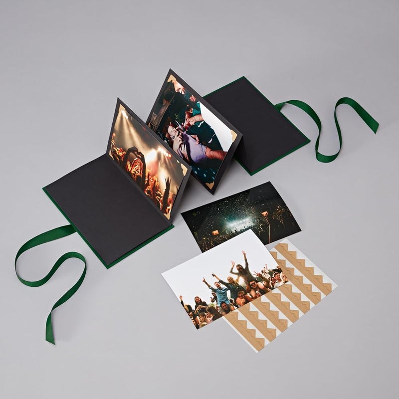 Semikolon 364050 Leporello Classico 12.2 x 17.8 cm – 14 Photos 10 x 15 cm – Accordion Photo Book – Forest Green - Image 2