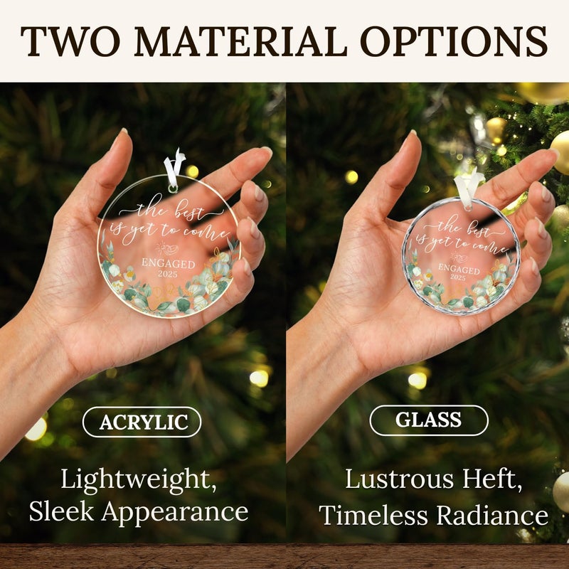 HEXMOZ هدايا الخطوبة للأزواج - هدية خطوبة للأزواج الجدد، النساء، الخطيب، لها - هدايا للعروس، أول عيد ميلاد كخطوبة 2026 - زينة الحفلات - Image 5