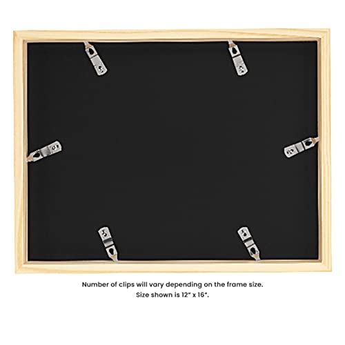 Ambiance Framing Ambiance Gallery Wood 1.5" Deep Picture Frames - 8x10" Natural Wood Frame, Shatter-Resistant Acrylic Glazing & MDF Backing, Horizontal or Vertical Wall Display - Image 4