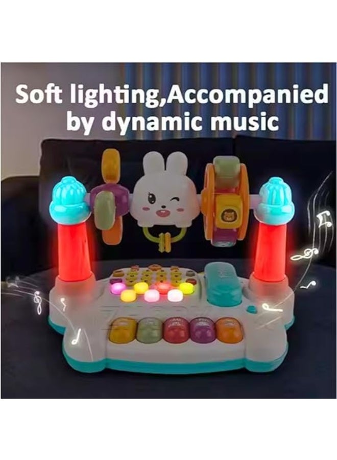 Toddler Musical Toys, i Toys for 1 Year Old, Early Development Fine Motor Skills, Piano Animal Vehicle Whack-A-Mole Telephone Learning Educational Sensory Toy for 1 2 3 4 Year - Image 4