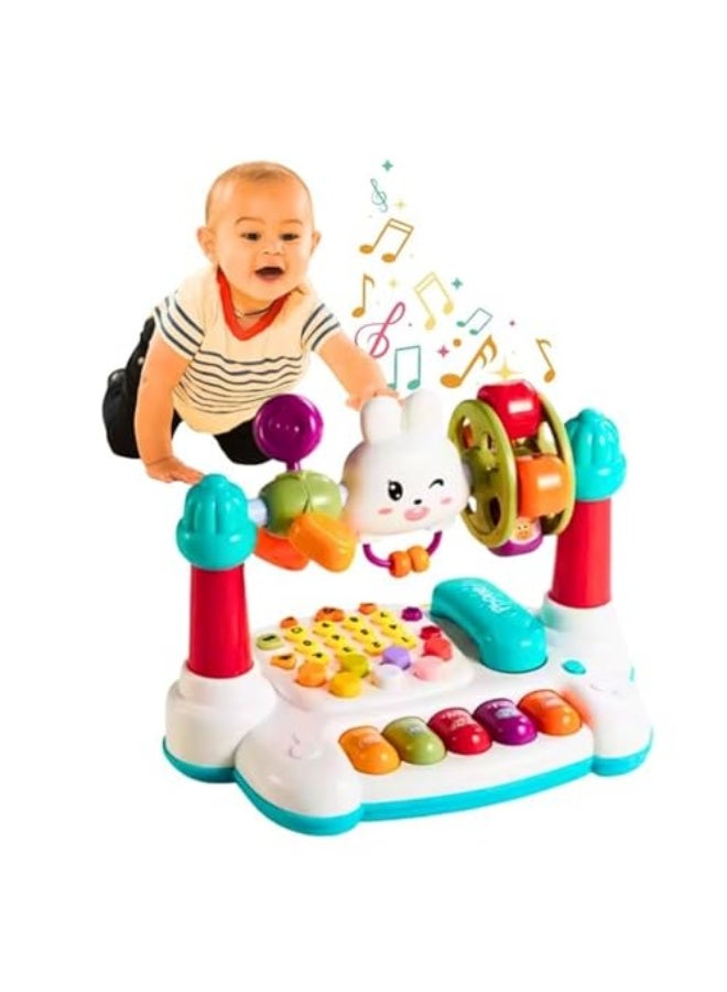 Toddler Musical Toys, i Toys for 1 Year Old, Early Development Fine Motor Skills, Piano Animal Vehicle Whack-A-Mole Telephone Learning Educational Sensory Toy for 1 2 3 4 Year - Image 1