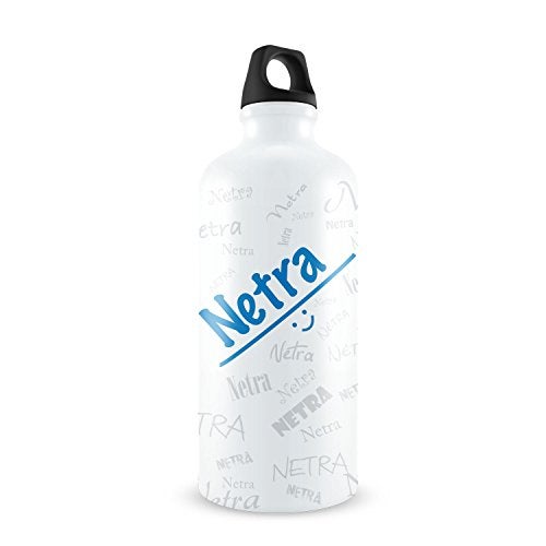 Hot Muggs Me Graffiti Bottle - Netra Personalised Name Steel, 750ml, 1 Unit - Image 1