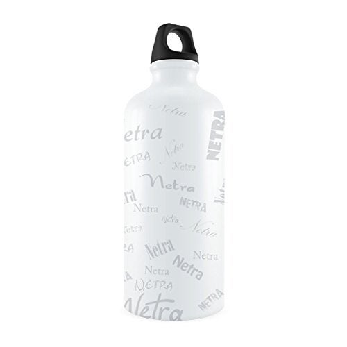 Hot Muggs Me Graffiti Bottle - Netra Personalised Name Steel, 750ml, 1 Unit - Image 2
