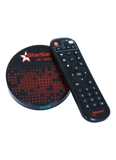 StarSat SA-1Max 4K Smart TV Box Android 11.0 4GB 32GB Dual-Band WiFi BT USB LAN Media Box Black Red