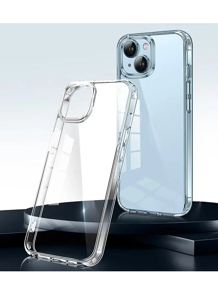 سبيس حافظة ايفون  14  شفاف, مقاوم للخدش والاصفرار، حماية من السقوط - Image 1
