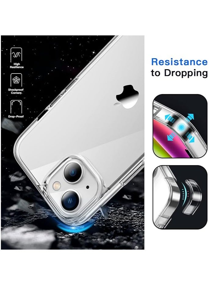 سبيس حافظة ايفون  14  شفاف, مقاوم للخدش والاصفرار، حماية من السقوط - Image 3