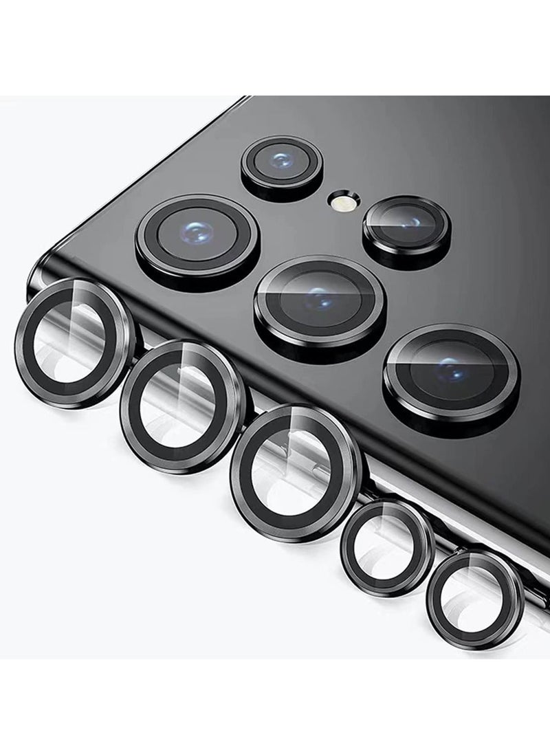 Camera Lens Tempered Glass Protector for Galaxy S22 Ultra, Aviation Aluminum Alloys Protection Cap Scratch Resistant Protector, Compatible with Galaxy S22 Ultra