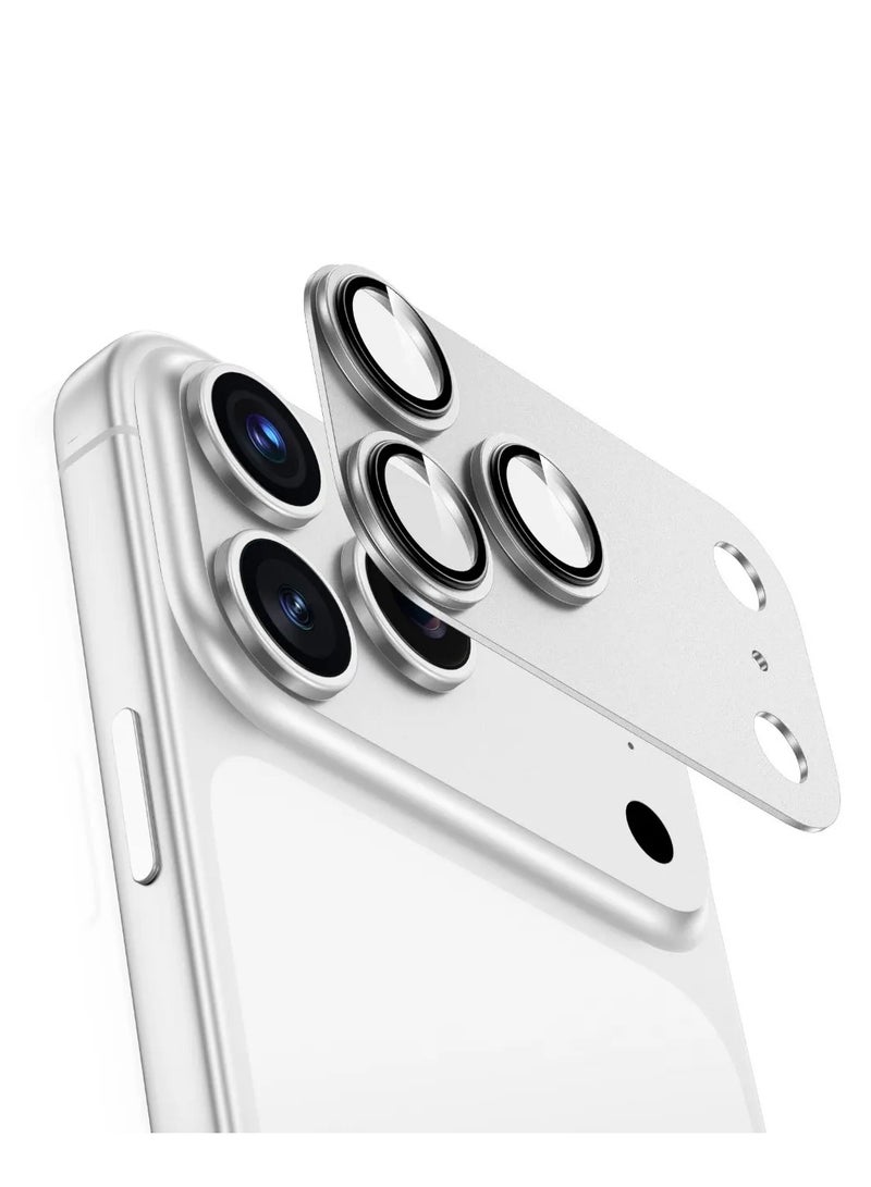 GREEN LION iPhone 17 Pro Lens Protector / Camera Lens Pro / Camera Protector - Silver Titanium - Image 1